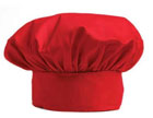 Poly Cotton Red Color Chef Cap manufacturers, suppliers, Dealers, and wholesalers